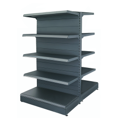 Étagère Gondole Métallique Retail 100*180 Base 50 cm et 8 Étagères de 40 cm