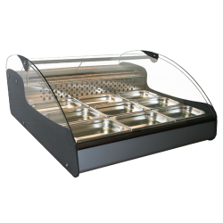 Vitrina refrigerada de sobremesa 100 cm con refrigeración estática, temperatura +2...+8