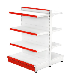Retail Metal Shelving Gondolas 90*140 Base 40 cm and 6 Shelves of 30 cm