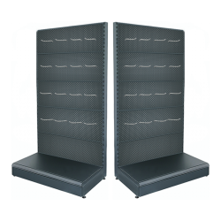 Estantería de pared metálica con ganchos 100*225 base 40 cm