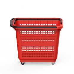 Cesta de supermercado con ruedas 32 litros