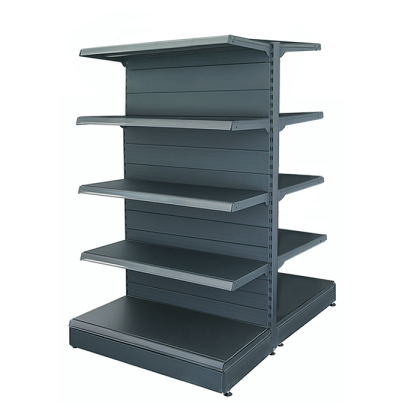 Estante metálico medio (góndola) 70*180 base 50 cm y 8 estantes de 40 cm