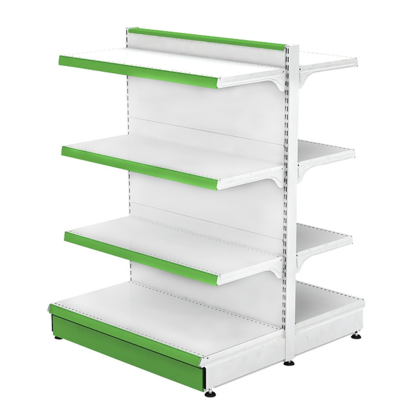 Étagères de magasin en métal Gondoles 100*140 Base 40 cm et 6 étagères de 30 cm | Mobilier de magasin