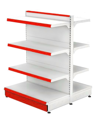 Raft metalic de mijloc (gondola) 60*140 baza 40 cm si 6 polite de 30 cm 