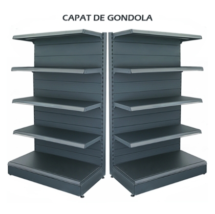 Retail Metal Gondola Shelf 100*180 Base 50 cm and 4 Shelves of 40 cm