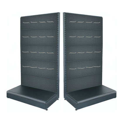 Raft metalic de perete cu carlige 100*225 baza 50 cm 