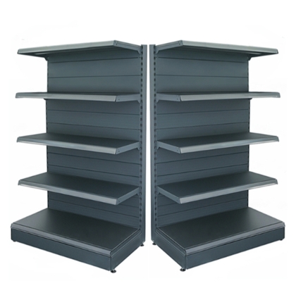 Retail Metal Gondola Shelf 100*180 Base 50 cm and 4 Shelves of 40 cm