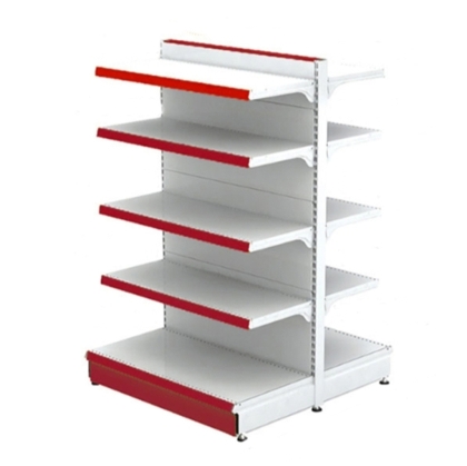 Étagères métalliques de vente au détail Gondoles 70*180 Base 50 cm et 8 étagères de 40 cm