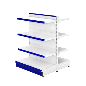 Retail Metal Shelving Gondolas 100*140 Base 50 cm and 6 Shelves of 40 cm