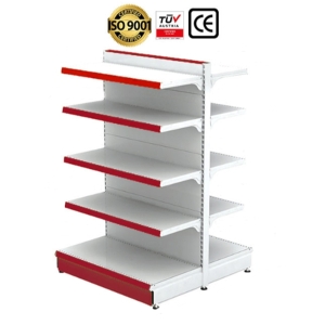 Retail Metal Shelving Gondolas 100*180 Base 50 cm and 8 Shelves of 40 cm