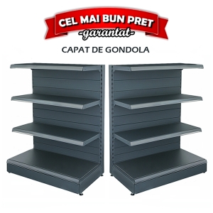 Retail Metal Gondola Shelf 100*140 Base 40 cm and 3 Shelves of 30 cm