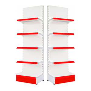 Wall Metal Shelf 100x220 cm Base 40 cm with 4 Shelves of 30 cm