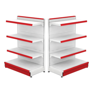 Retail Metal Gondola Shelf 100*140 Base 40 cm and 3 Shelves of 30 cm 