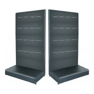 Wall Metal Shelf with Hooks 70*225 Base 40 cm