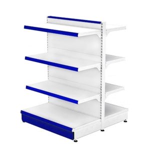 Retail Metal Shelving Gondolas 100*140 Base 50 cm and 6 Shelves of 40 cm