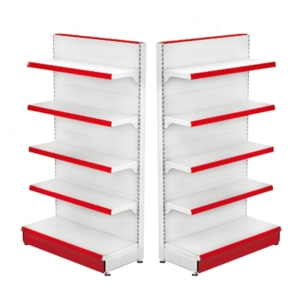 Retail Metal Gondola Shelf 100*180 Base 50 cm and 4 Shelves of 40 cm 