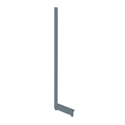 Terminal raft metalic de perete baza 60 cm H200 RAL7040
